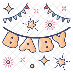 Download Free Baby Shower Icon Of Colored Outline Style Available In Svg Png Eps Ai Icon Fonts