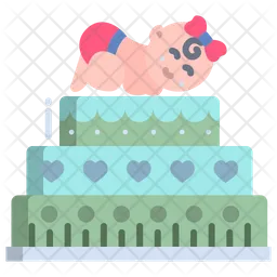 Baby Shower Cake  Icon