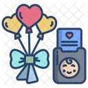 Baby Shower Elements  Icon