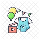 Baby shower party video  Icon