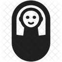 Baby Sleeping Blanket Icon