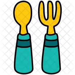 Baby Spoon Fork  Icon