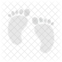 Baby Feet Steps Icon