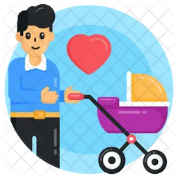 Baby Stroller  Icon