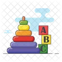 Baby Toys Alphabet Block Abc Block Icon