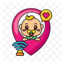 Baby Tracking Sensor  Icon