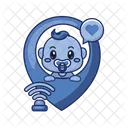 Baby Tracking Sensor  Icon