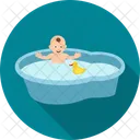 Baby Tub Baby Bath Icon
