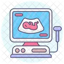 Baby Weight Machine Hospital Healthcare Icon