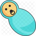 Baby Junge Wickeltuch Symbol