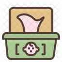 Baby Wipe Cleaning Icon