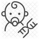 Baby with DNA  Icon