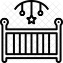 Babybett  Symbol