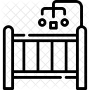 Babybett  Symbol