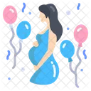 Babyparty Mutterschaftsfeier Dekoration Symbol