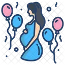 Babyparty Mutterschaftsfeier Dekoration Symbol