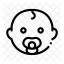 Baby Kind Kopf Symbol
