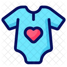 Babykleidung  Symbol