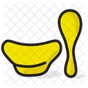 Babynahrung Futternapf Nahrhafte Mahlzeit Symbol