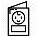 Babyparty Einladungskarte Symbol