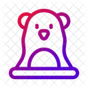 Babypuppe Pluschtier Kleinkinderspiel Symbol