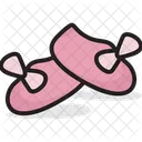 Babyschuhe Schuhe Fussteil Symbol