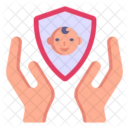Babyschutz  Symbol