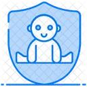 Babysicherheit Kinderbetreuung Kinderschutz Symbol