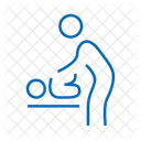Kindersitz Babysitter Betreuer Symbol