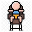 Baby Stuhl Futterung Symbol