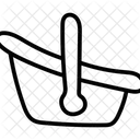 Babytragekorb  Symbol