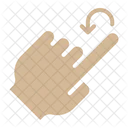 Back Hand Gesture Icon