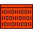 Back Binary Code Icon