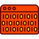 Back Binary Code Icon