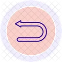 Back Arrow Color Circle Icon Icon