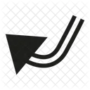 Arrow Back Turn Icon