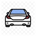 バック、車、自動車 アイコン