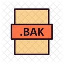 Bak Datei Bak Dateiformat Symbol