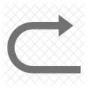 Back Arrow Curve Icon