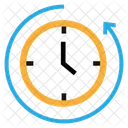 Clock Arrow Back Icon