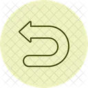 Back Left Arrow Pentaglow Icon