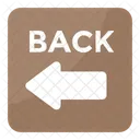 Back Signaling Direction Icon