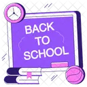 Back To School Back To College Back To University Icon