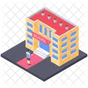 Back To School Collage Building School Icon
