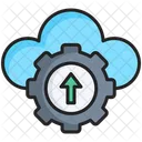 Back Up Cloud Arrow Icon