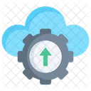 Back Up Cloud Arrow Icon