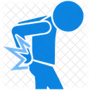 Backache Back Arrow Icon