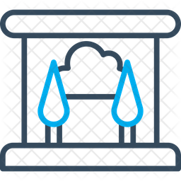 Backdrop Icon - Download in Dualtone Style