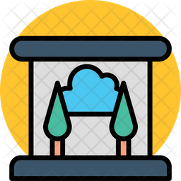 Backdrop Icon - Download in Rounded Style