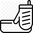 Backen Ofen Handschuh Symbol